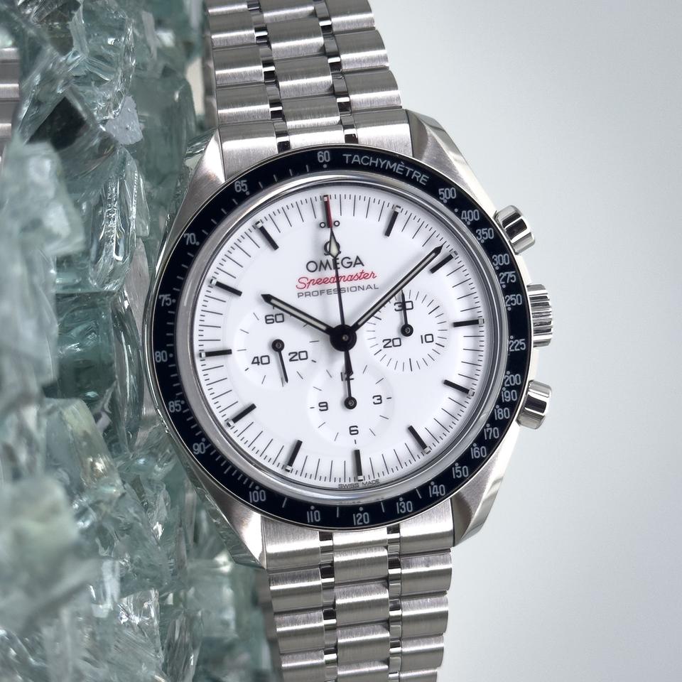 Omega Speedmaster Professional Moonwatch White Full Set