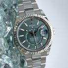 Rolex Sky-Dweller 2026 Complete Set Mint Green Dial Oyster Bracelet