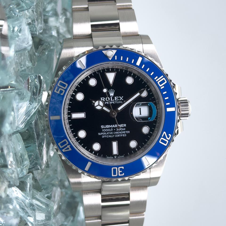 Rolex Submariner Date “Cookie Monster” Complete Set 41MM White Gold