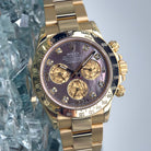 Rolex Daytona Gold Black Tahitian MOP Full Set
