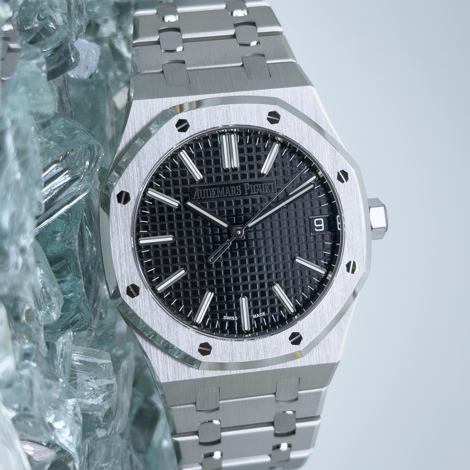 Audemars Piguet Royal Oak 50th Anniversary Black Dial Full Set